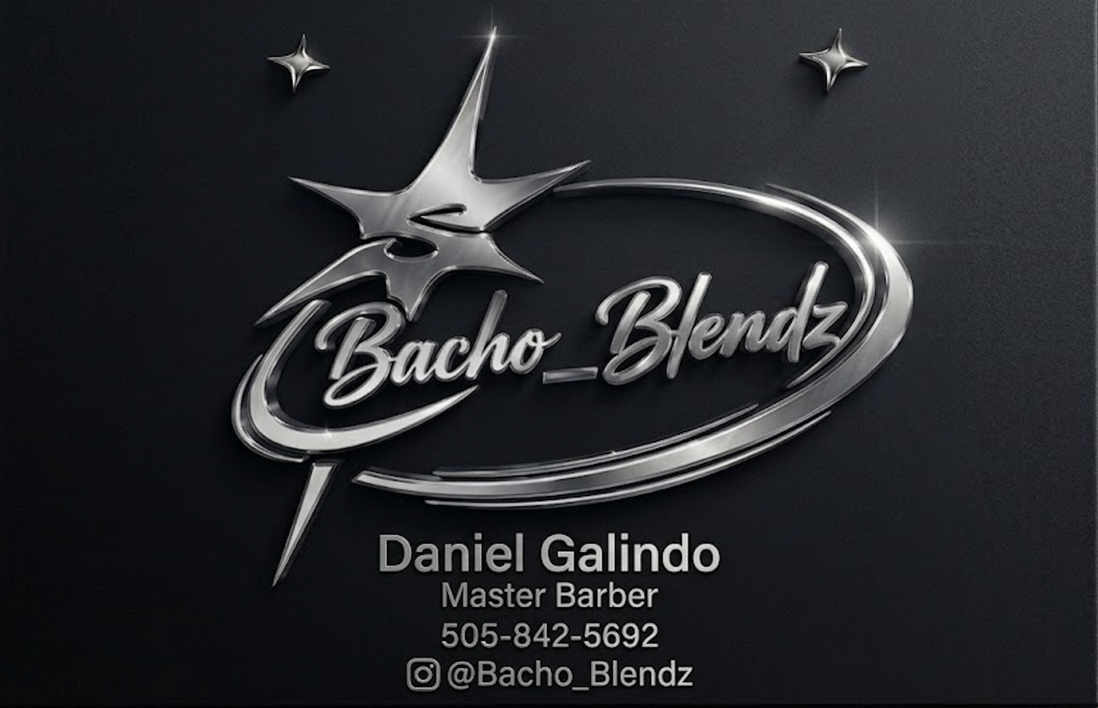 Bacho_Blendz Business Card Logo4